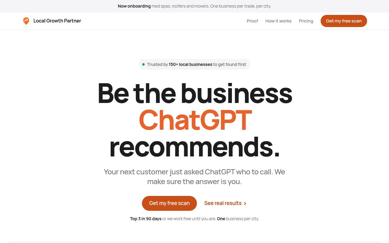 Local Growth Partner website